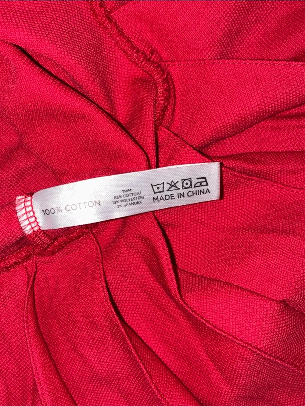 Tuckernuck Red Sleeveless V-Neck Midi Dress Red with White Trim XXL